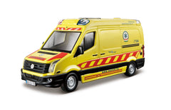 Macheta Bburago Emergency Vehicol Ambulanta Hu Scara 1/50 Bb32025-32011