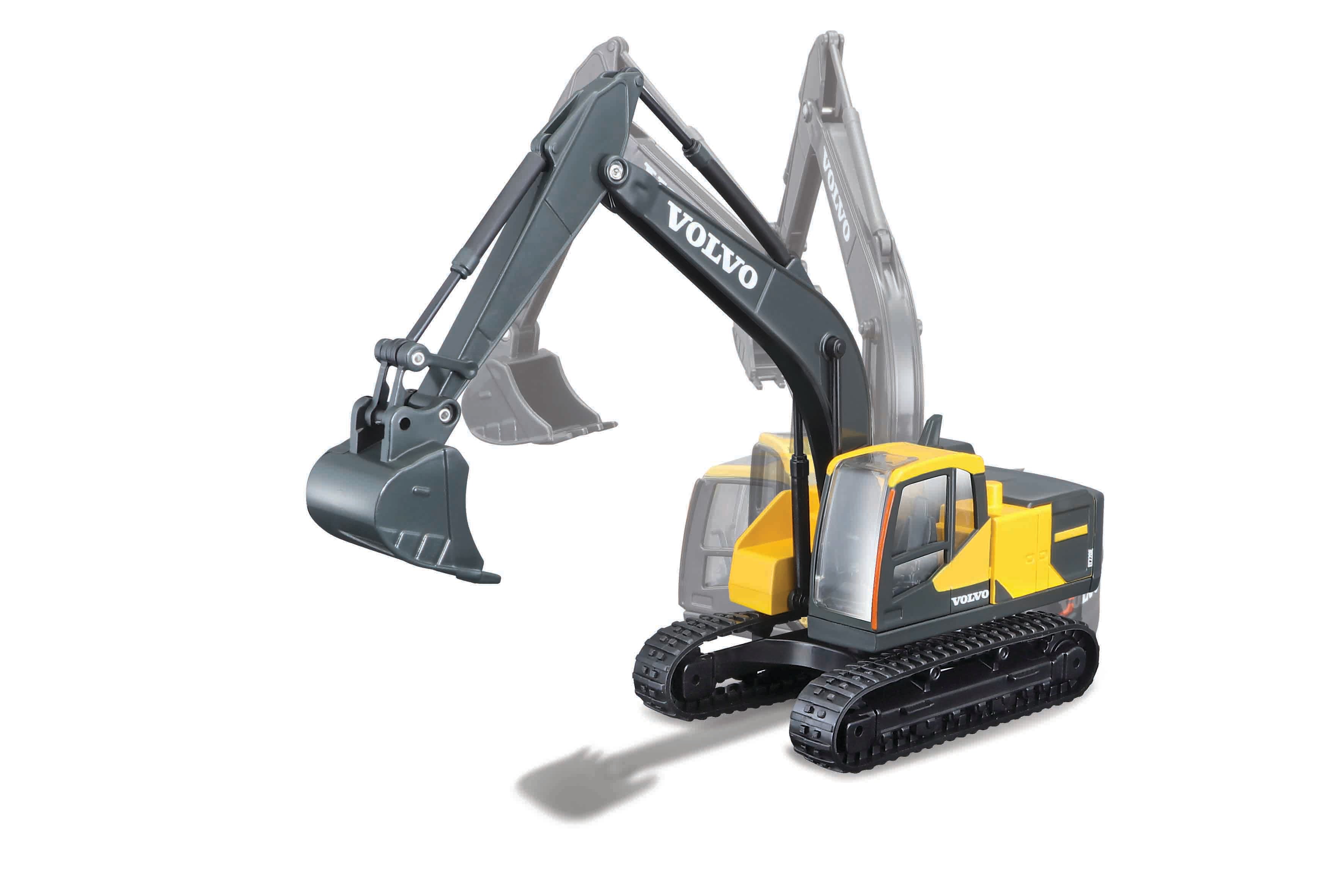 Mini-excavator Bburago scara 1:50 Volvo EC220E Bagger 18-32086