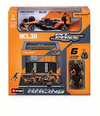 Macheta Bburago 1:43 Formula Pit Pass – McLaren F1 MCL38 #4 Lando Norris Bb38451/4