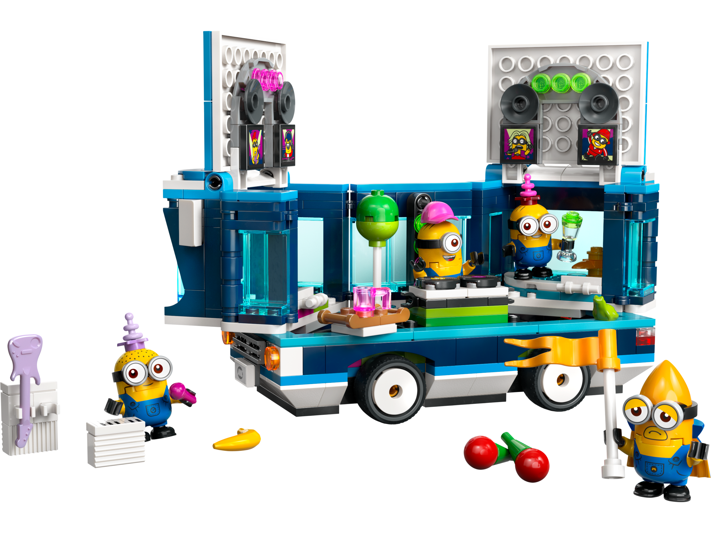 LEGO® Minions - Despicable Me - Autobuzul de petrecere al minionilor 75581, 379 piese