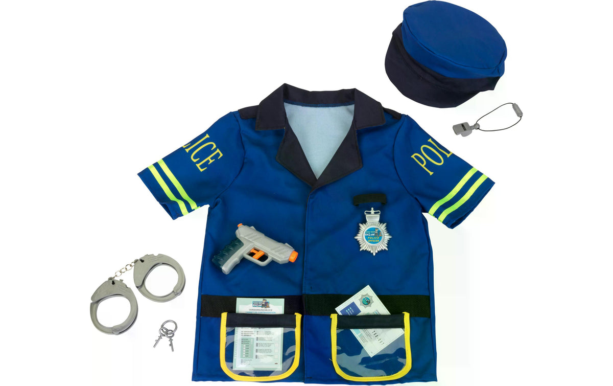 Costum de poliție Klein-Toys cu șapcă