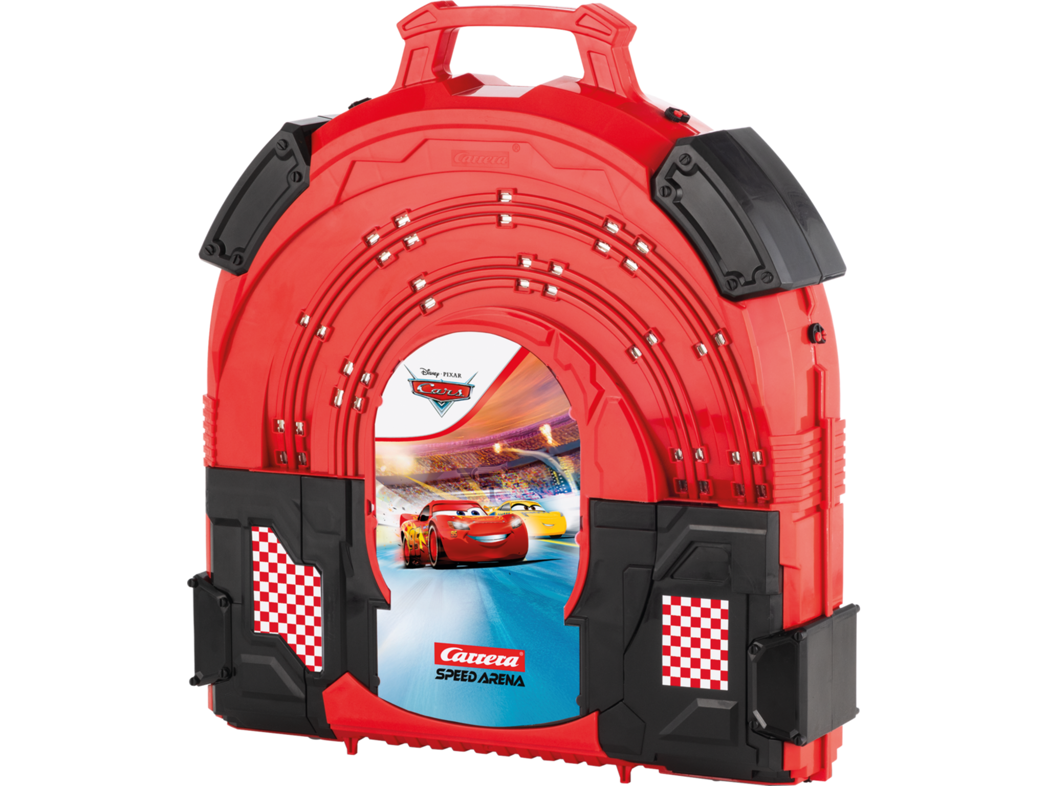 Carrera Speed Arena Disney Pixar Cars - Circuit de curse pliabil 2,77 m | 2 jucători | 3+ ani