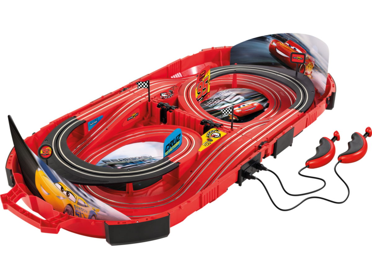 Carrera Speed Arena Disney Pixar Cars - Circuit de curse pliabil 2,77 m | 2 jucători | 3+ ani