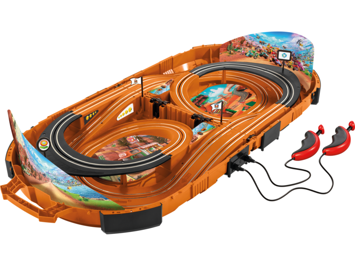 Carrera FIRST Mario Kart™ World - Circuit de curse 2,77 m cu Mario și Luigi 3+ ani
