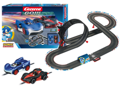 Carrera GO!!! Sonic the Hedgehog - Circuit de curse 4,9 m cu Sonic și Shadow | Scara 1:43 | 6+ ani