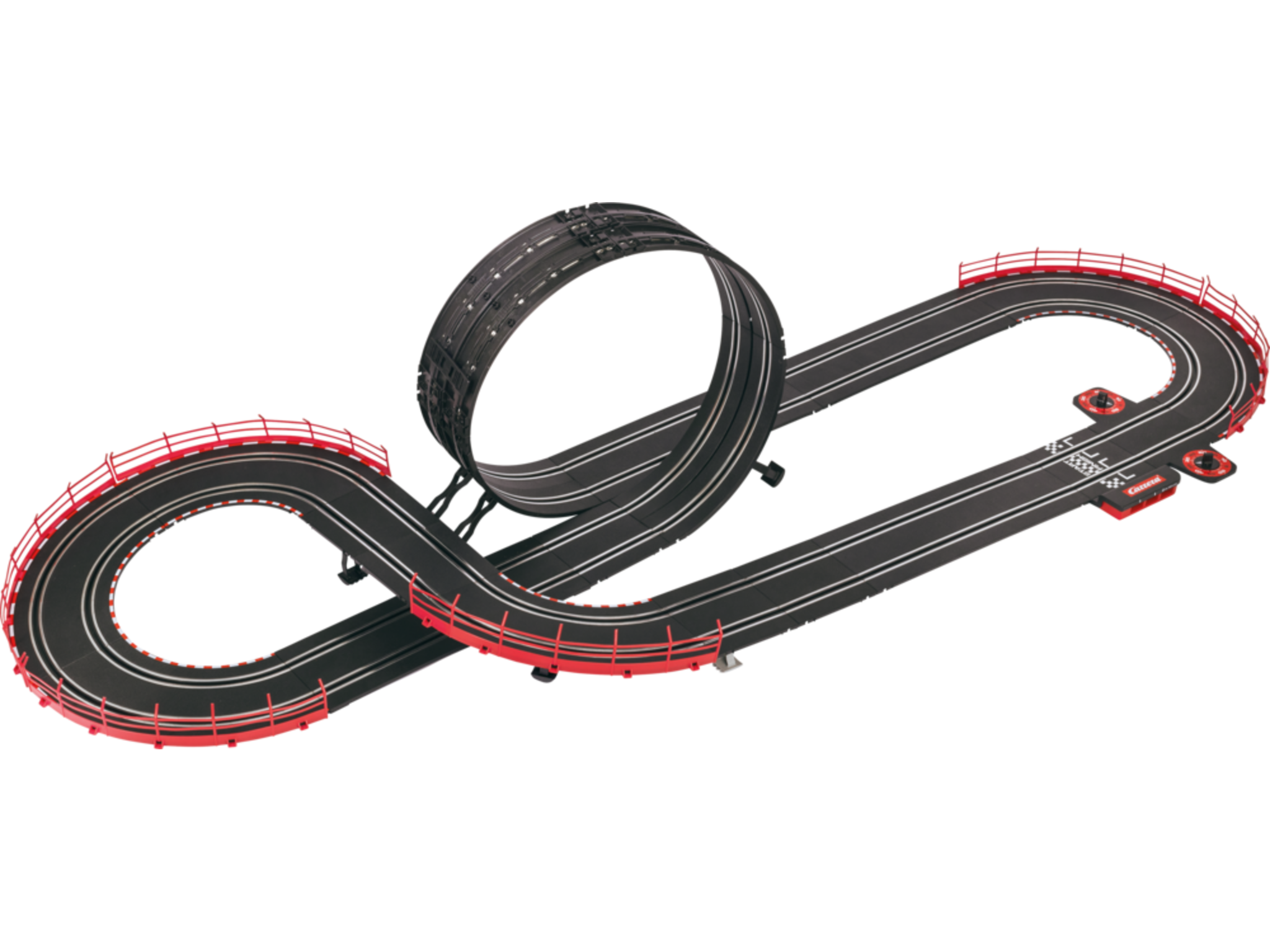 Carrera GO!!! GT - Circuit de curse 4,9 m cu Ford Mustang GT3 și Ferrari 296 GT3 | Scara 1:43 | 6+ ani