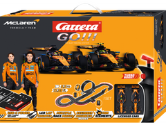 Carrera GO!!! McLaren Racing - Circuit Formula 1 5,3 m cu Lando Norris și Oscar Piastri | Scara 1:43 | 6+ ani