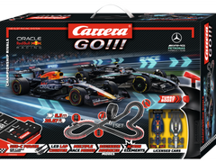 Carrera GO!!! Formula 1 - Circuit de curse 6,3 m cu Max Verstappen și Lando Norris | Scara 1:43 | 6+ ani
