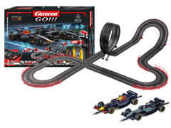 Carrera GO!!! Formula 1 - Circuit de curse 6,3 m cu Max Verstappen și Lando Norris | Scara 1:43 | 6+ ani