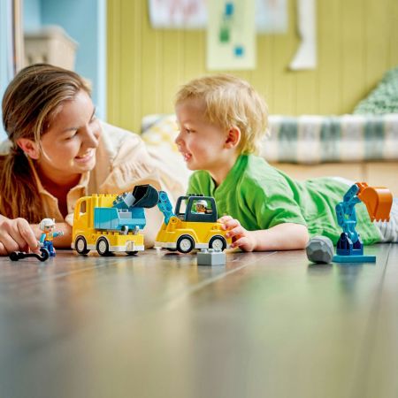 LEGO® DUPLO® Vehicule De Construcții 3 În 1