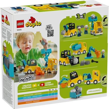 LEGO® DUPLO® Vehicule De Construcții 3 În 1