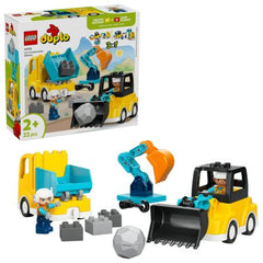 LEGO® DUPLO® Vehicule De Construcții 3 În 1