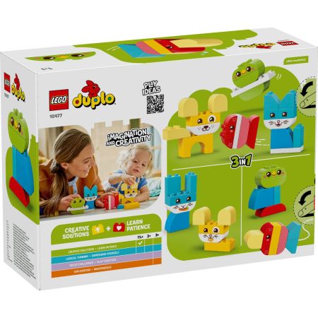 LEGO® DUPLO® Animăluțe De Companie Creative 3 În 1