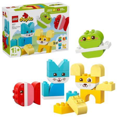 LEGO® DUPLO® Animăluțe De Companie Creative 3 În 1