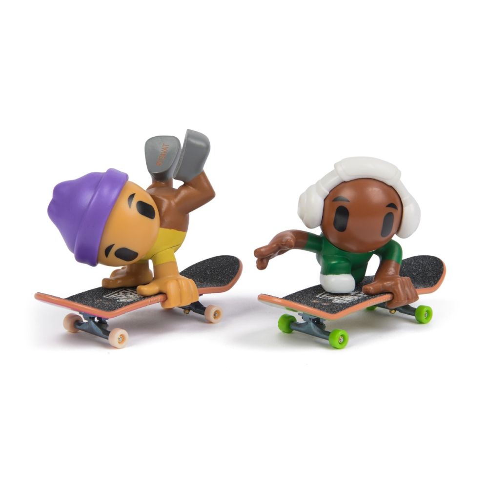 Tech Deck, SK8 Crew, set 2 mini placi de skateboard cu 2 figurine, model 3, SPM6071061-20148774