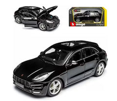 Macheta Bburago 1/24 Porsche Macan Negru Bb20001-21077