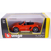 Macheta Bburago 1/24  Porshe 718 Boxter Orange Bb20001A-21087