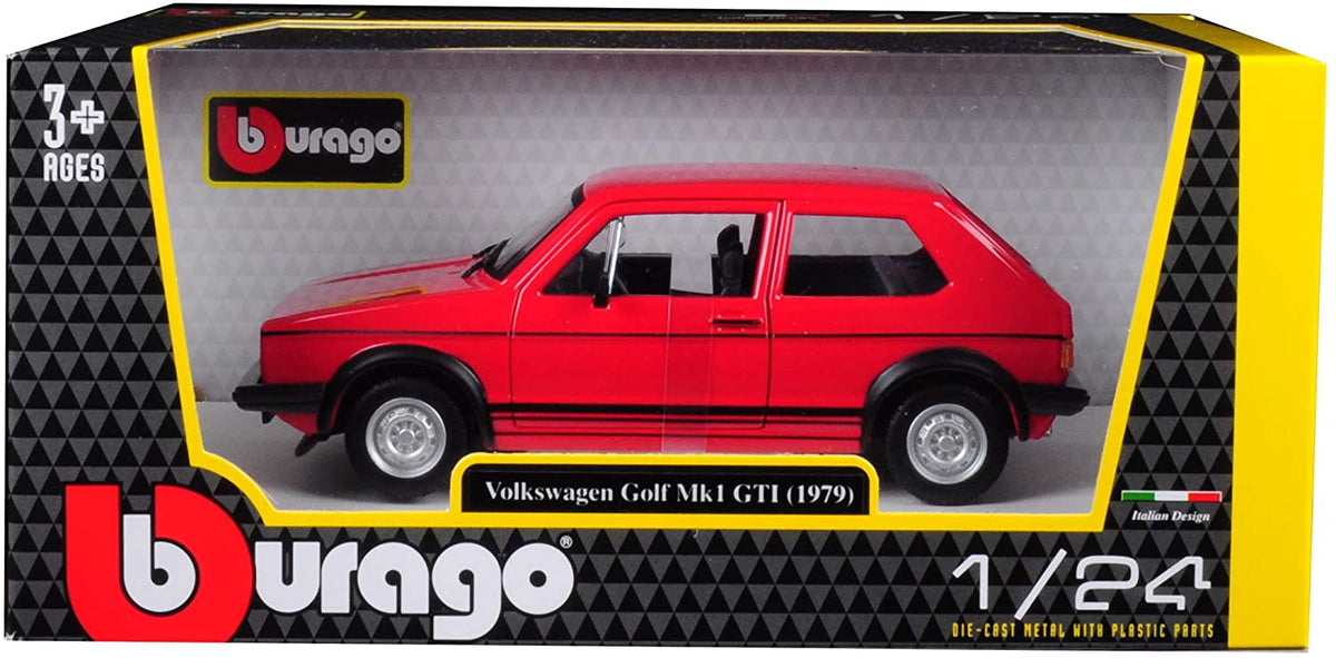 Macheta Bburago 1/24 Vw Golf Mk1 Gti ( 1979) Rosu Bb20001A-21089Rosu