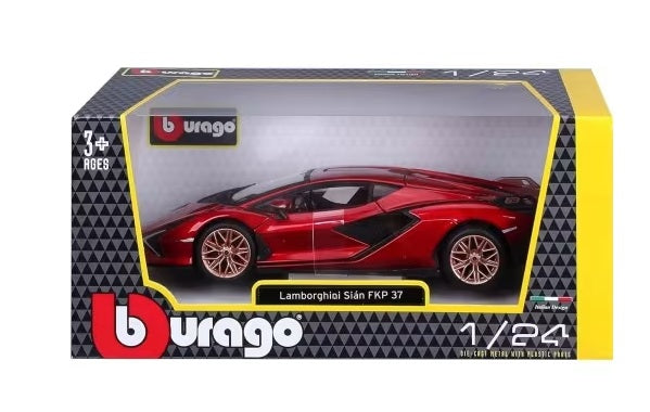 MACHETA BBURAGO 1/24 LAMBORGHINI SIAN FKP 37ROSU BB20001-21099