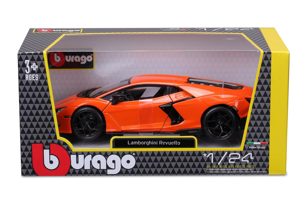 Macheta Bburago 1/24 Lamborghini Revuelto Portocaliu Bb20001-21106