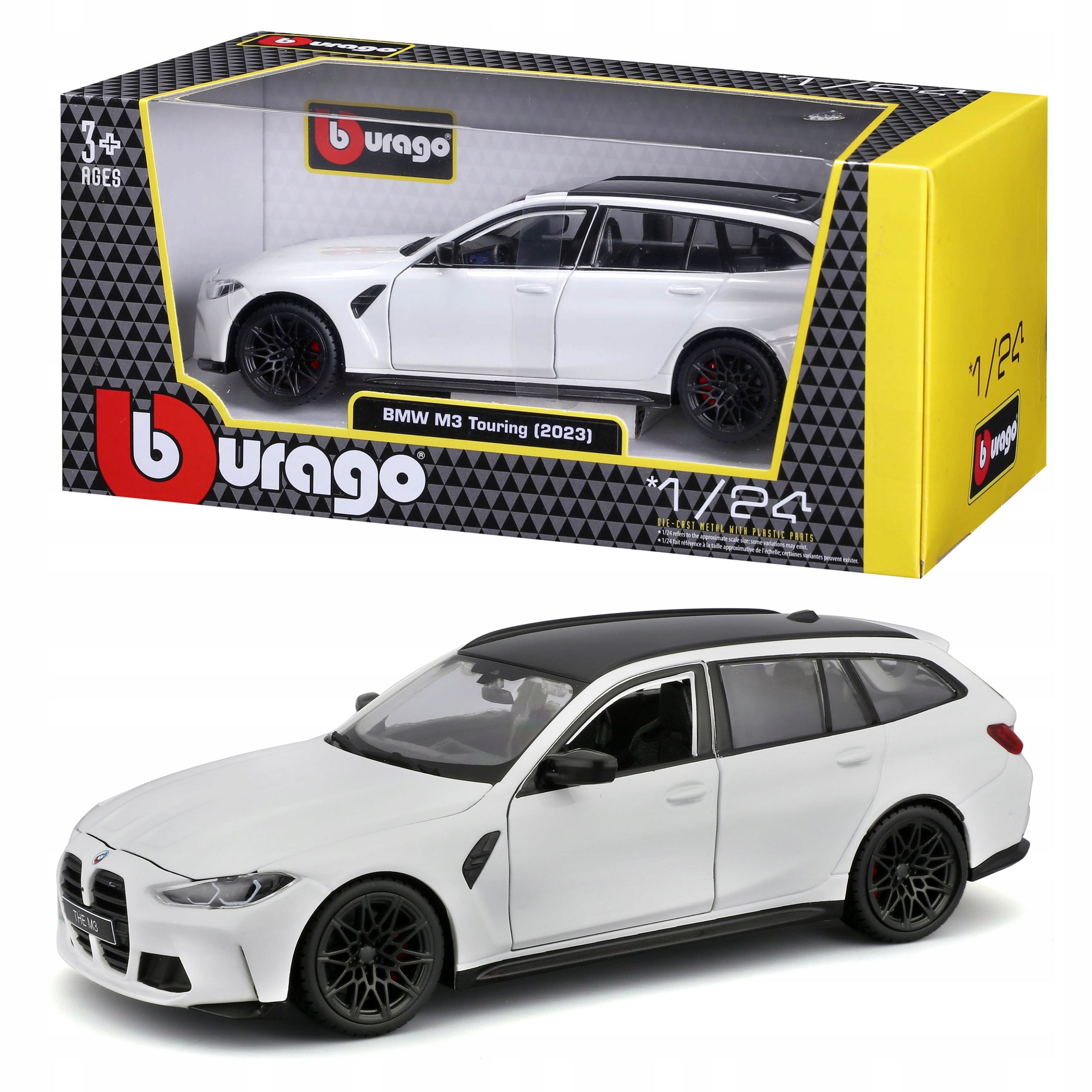 Macheta Bburago 1/24 Bmw Touring Alb BB20001-21112