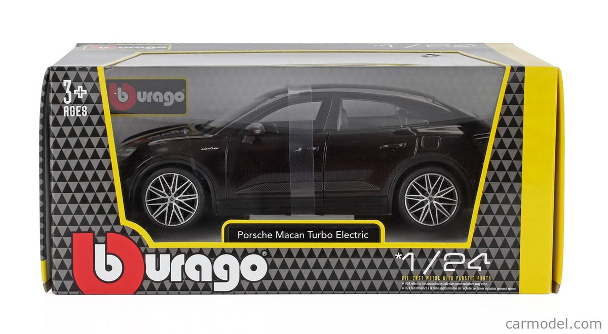 Bburago Macheta Bburago 1/24 Porsche Macan Electric Negru Bb21114