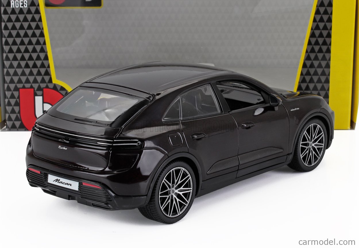 Bburago Macheta Bburago 1/24 Porsche Macan Electric Negru Bb21114