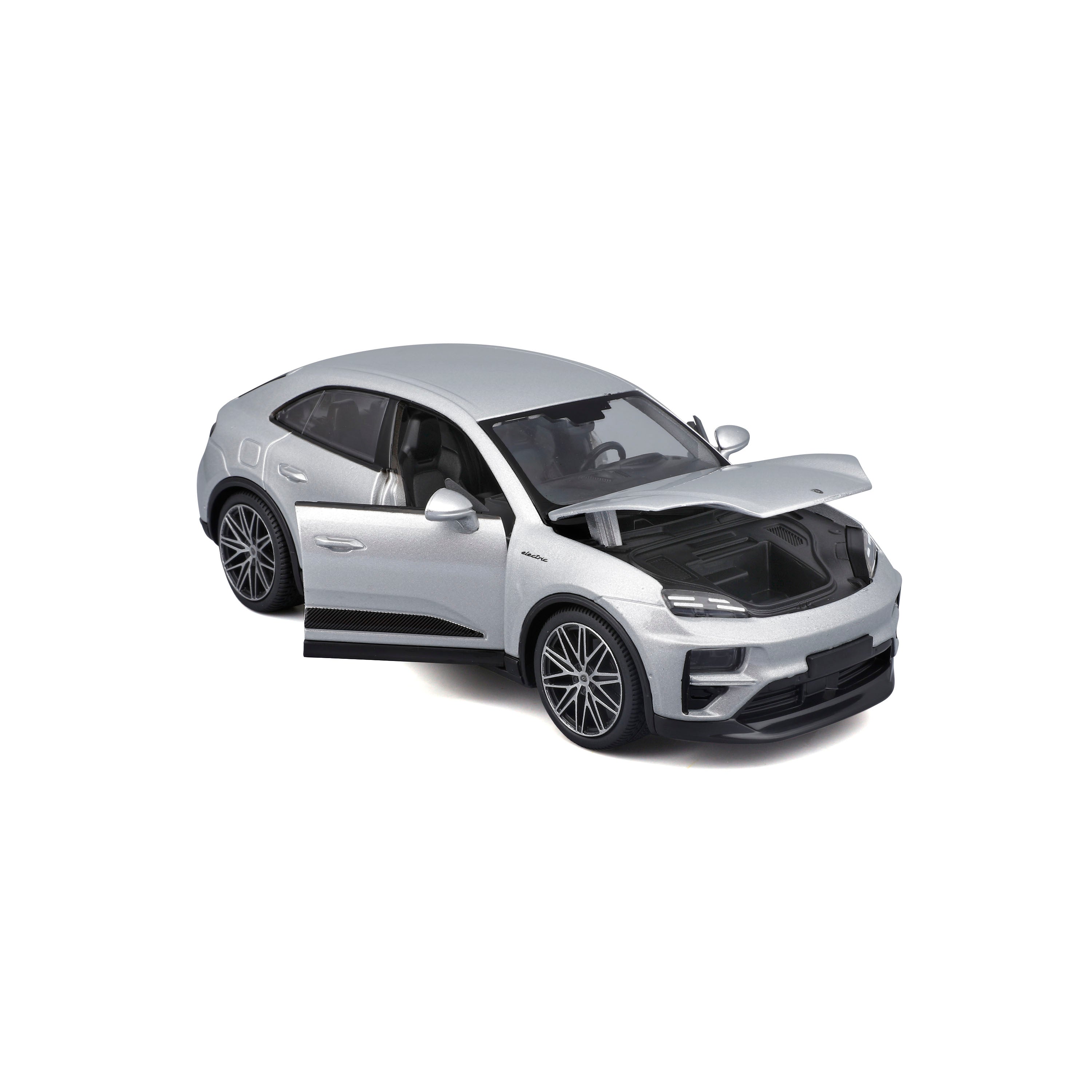 Macheta Bburago 1/24 Porsche Macan Electric Gri Bb21114GRI