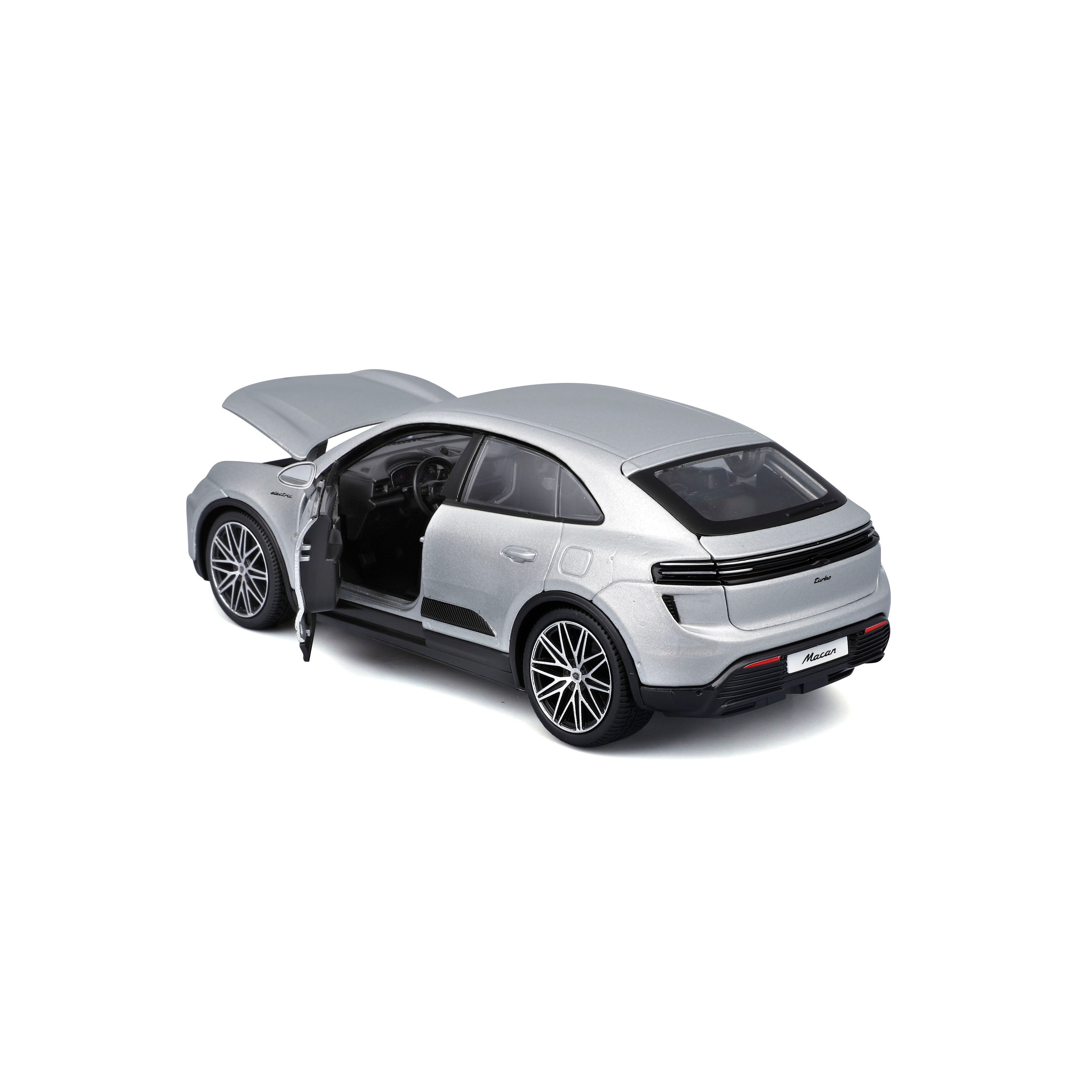 Macheta Bburago 1/24 Porsche Macan Electric Gri Bb21114GRI
