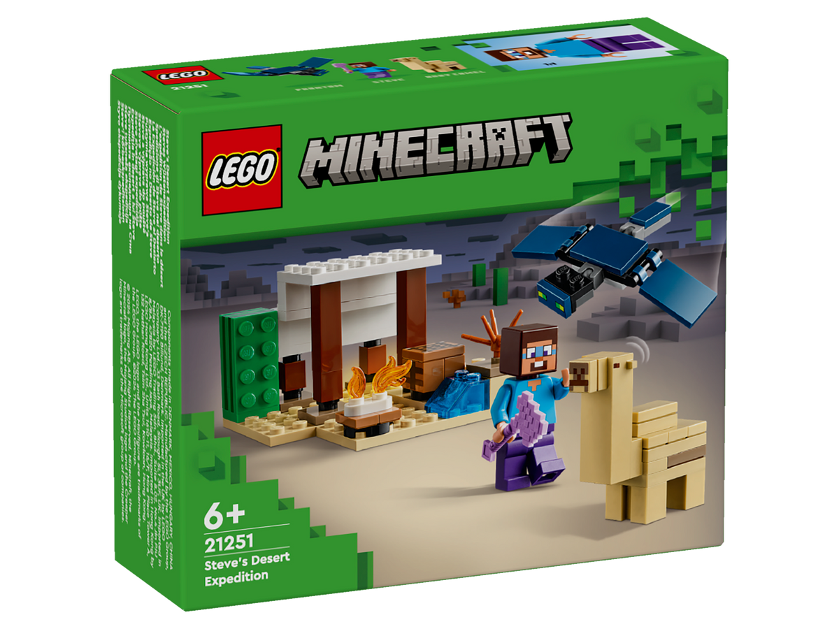 LEGO® Minecraft® - Expeditia in desert a lui steve 21251, 75 piese