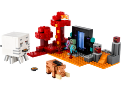 LEGO® Minecraft® - Ambuscada in portalul nether 21255, 352 piese