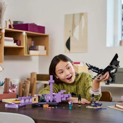 LEGO® Minecraft® - Dragon Ender si Corabia din End 21264, 657 piese