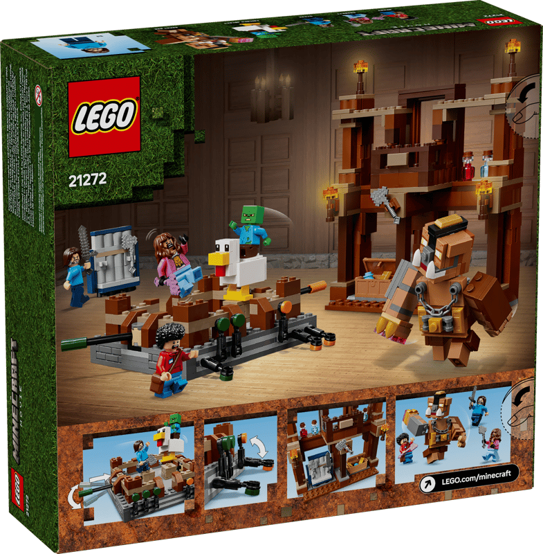 LEGO® Minecraft™ - Ring de lupta la conacul din padure 21272, 491 piese