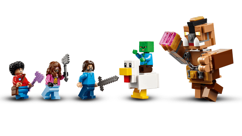 LEGO® Minecraft™ - Ring de lupta la conacul din padure 21272, 491 piese