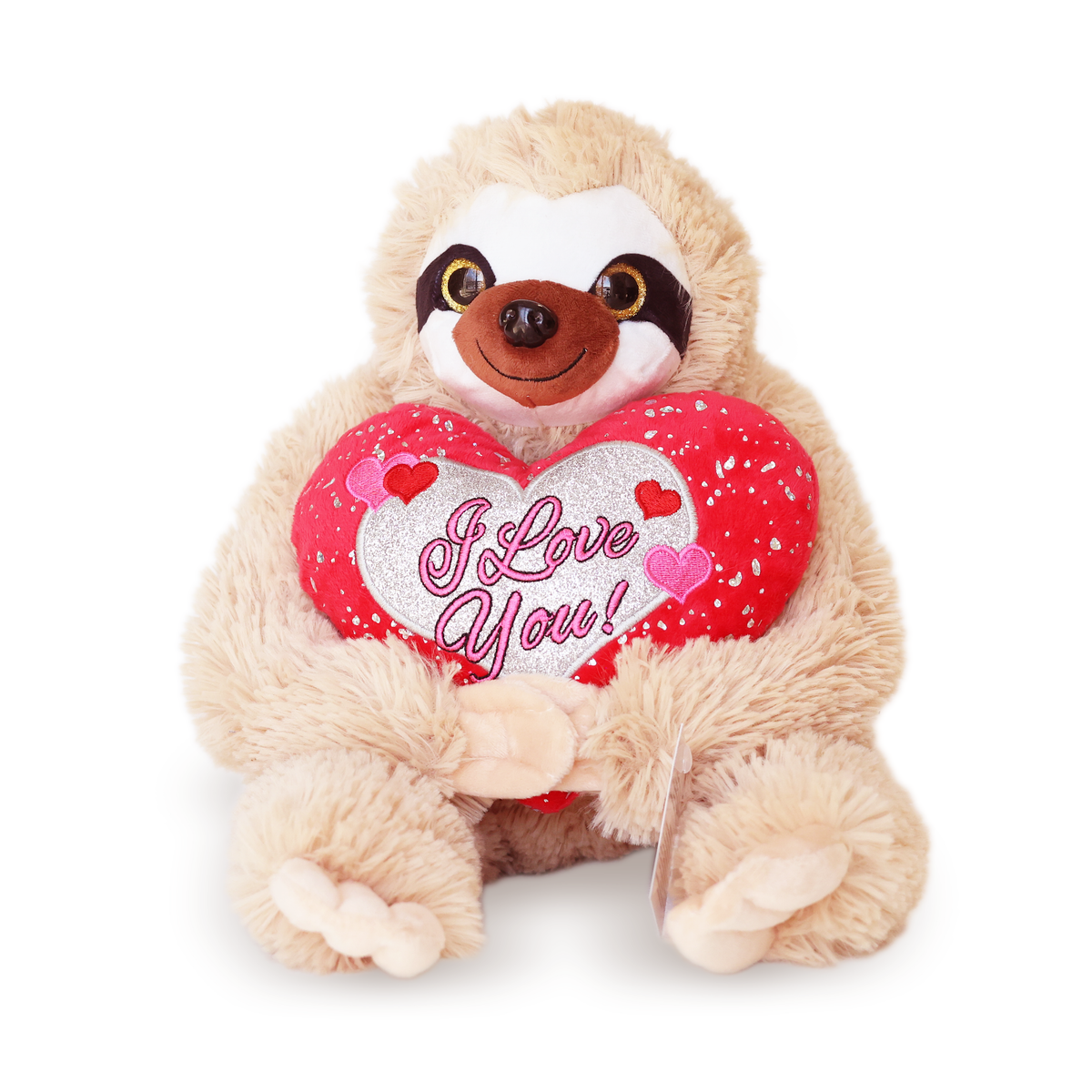 Plus Valentine animalut lenes cu inima de 30 cm