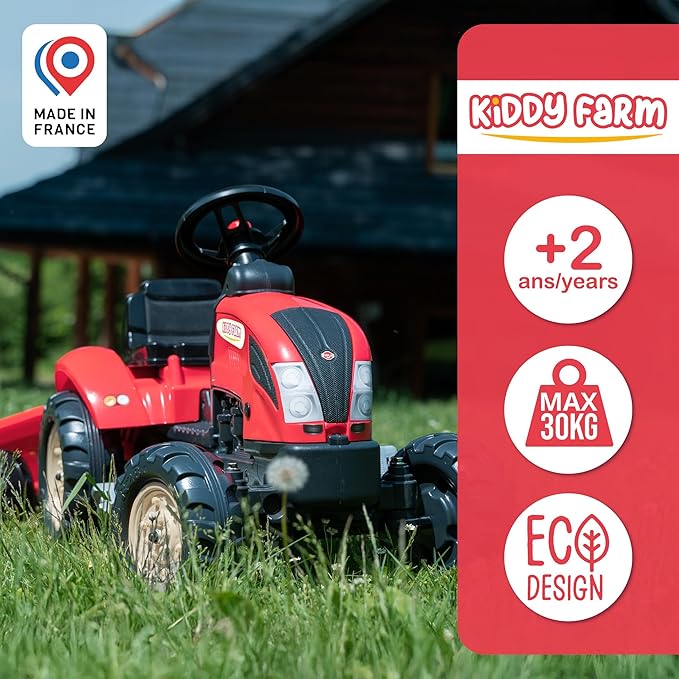 Tractor Falk Kiddy, roșu FK2158ML