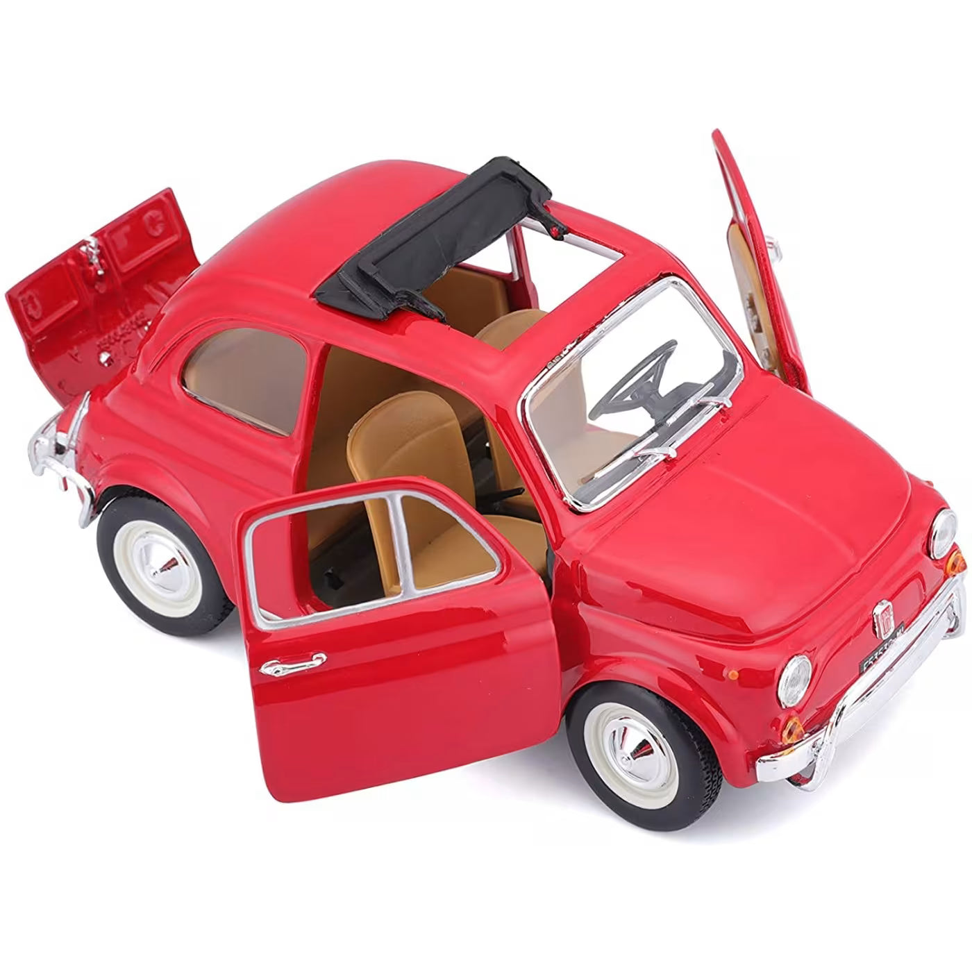 Macheta Burago 1:24 Fiat 500 L Rosu Bb20001B-22099