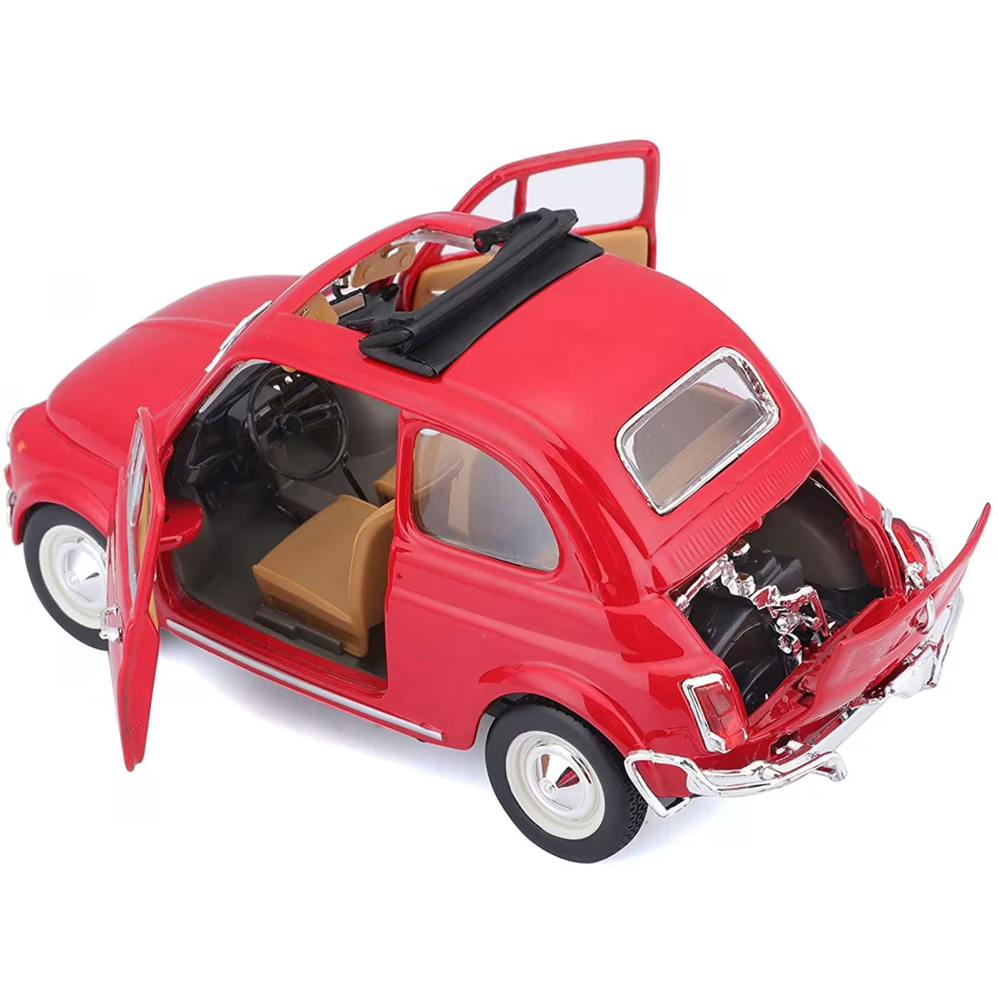 Macheta Burago 1:24 Fiat 500 L Rosu Bb20001B-22099