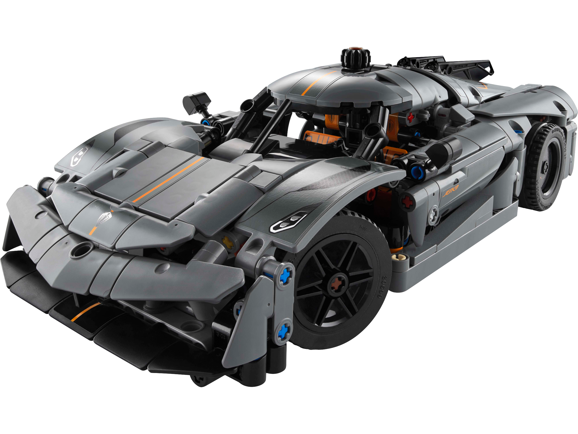 LEGO® Technic - Hipermasina Koenigsegg Jesko Absolut gri 42173, 801 piese