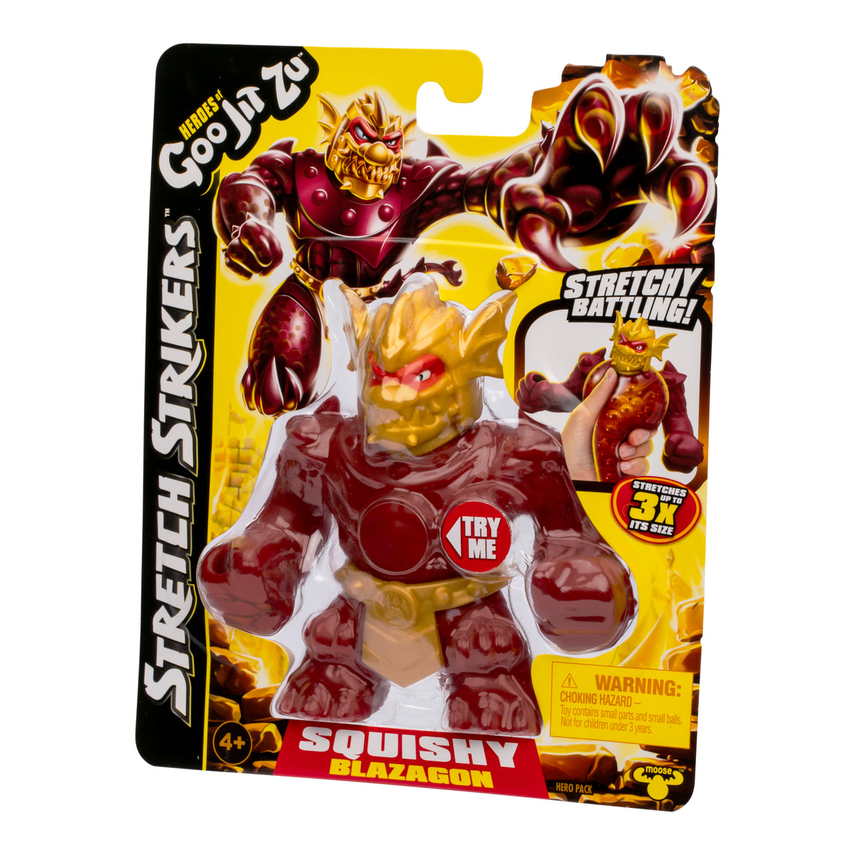 Figurina Goo Jit Zu Stretch Strikers Pachet Erou  Blazagon GOJ42779-42780