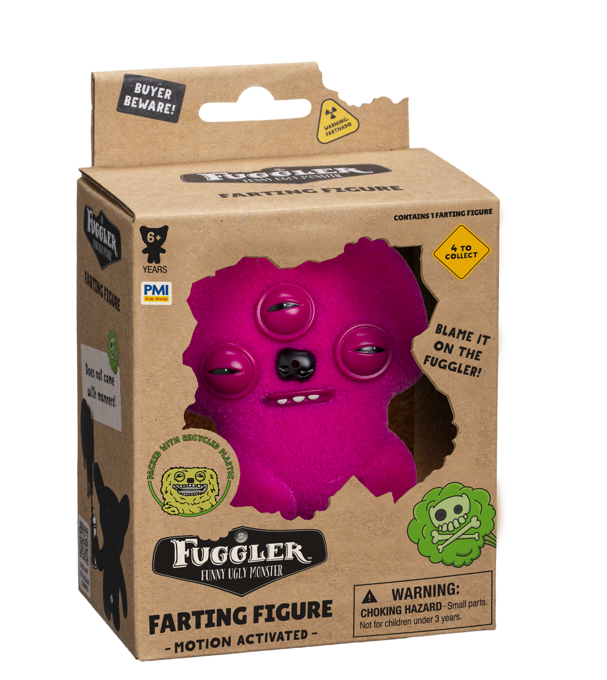 Fuggler Figurina Colectibila 9 Cm 1 Buc In Cutie Transparenta Annoyed Alien Pink PMIFG3000AAP
