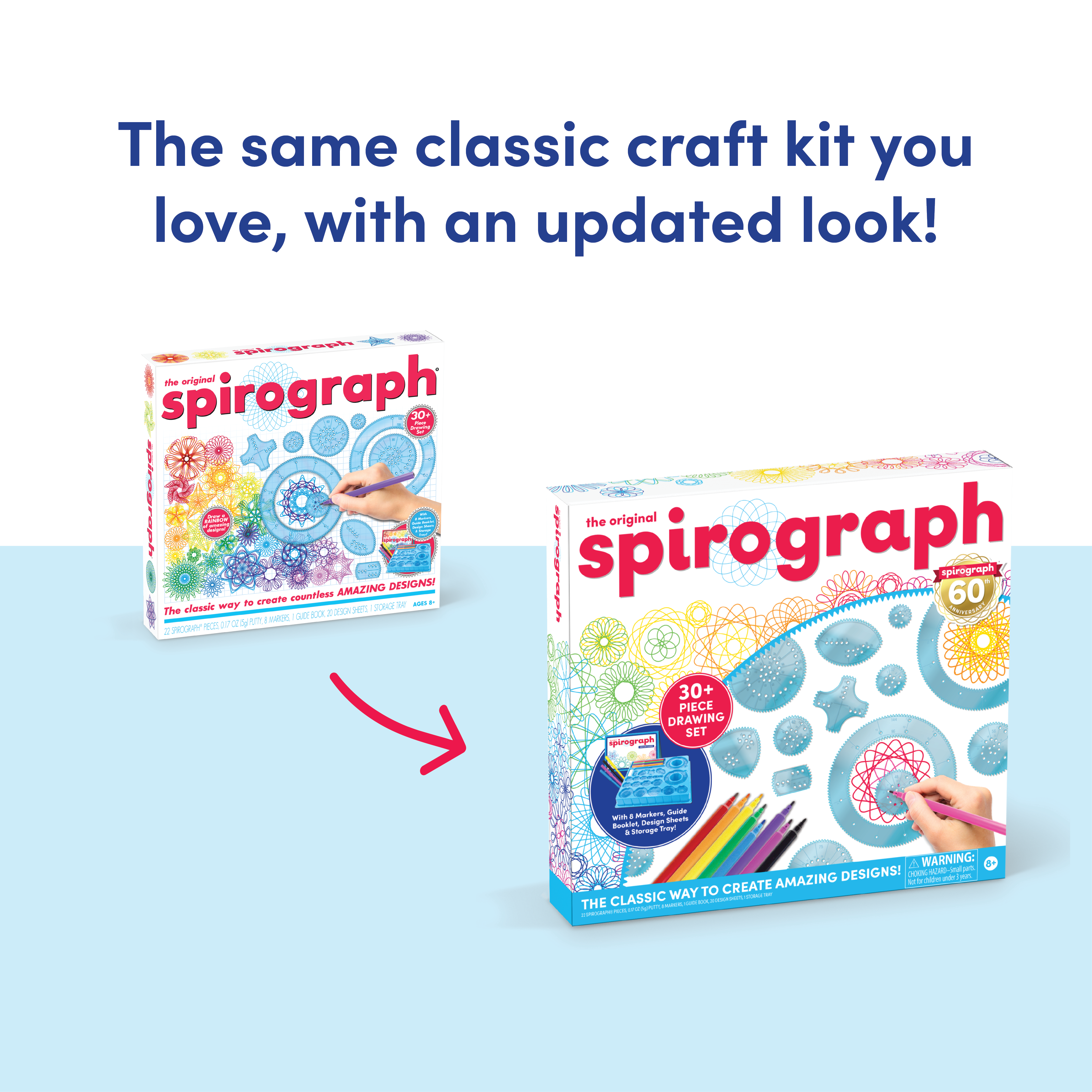 Set creatie Spirograph cu markere PMSP25323
