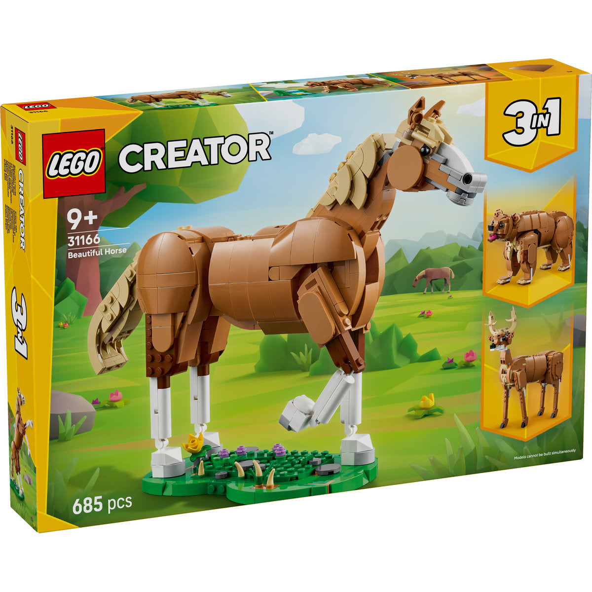 LEGO® Creator 3 in 1 - Cal frumos 31166, 685 piese