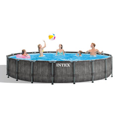 INTEX Piscina 5.49M X1.22M Greywood Prism Frame Ix26744