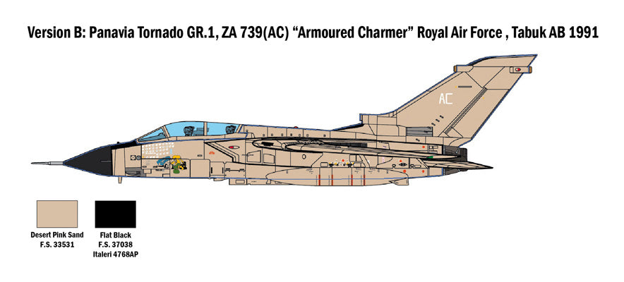 MACHETA  ITALERI AVION TORNADO GR.1/IDS SCARA 1:48 IT2783S
