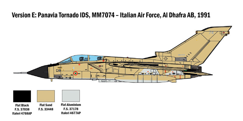 MACHETA  ITALERI AVION TORNADO GR.1/IDS SCARA 1:48 IT2783S