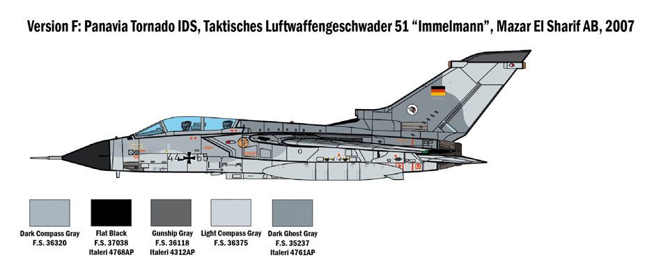 MACHETA  ITALERI AVION TORNADO GR.1/IDS SCARA 1:48 IT2783S