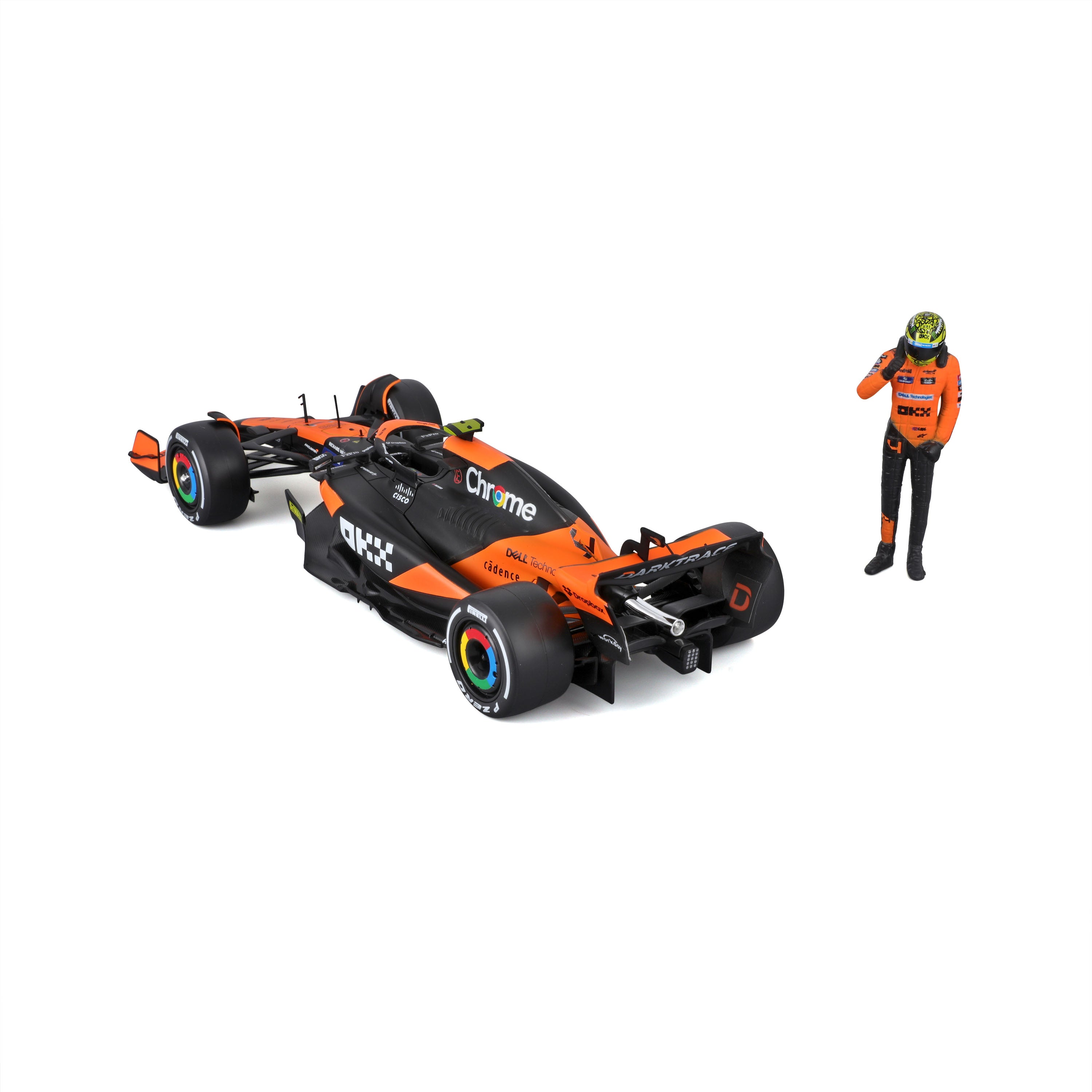 Macheta Bburago 1:24 Formula-Cu Figura-Mclaren Mcl38 #4 Lando Norris Bb28040/4