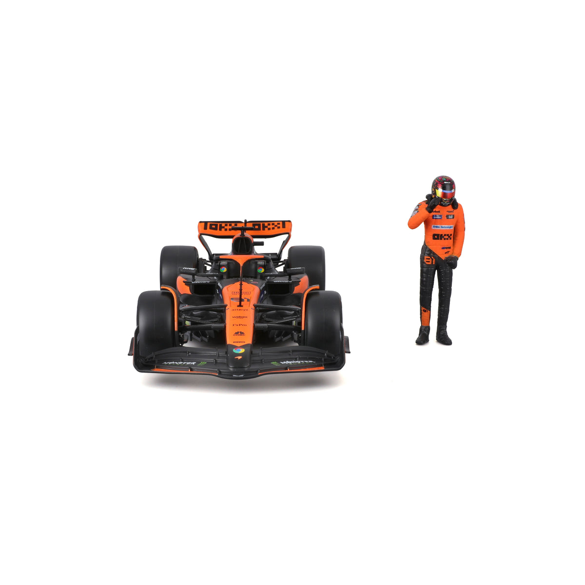 Macheta Bburago 1:24 Formula-Cu Figura-Mclaren Mcl38 #81 Oscar Piastri Bb28040/81