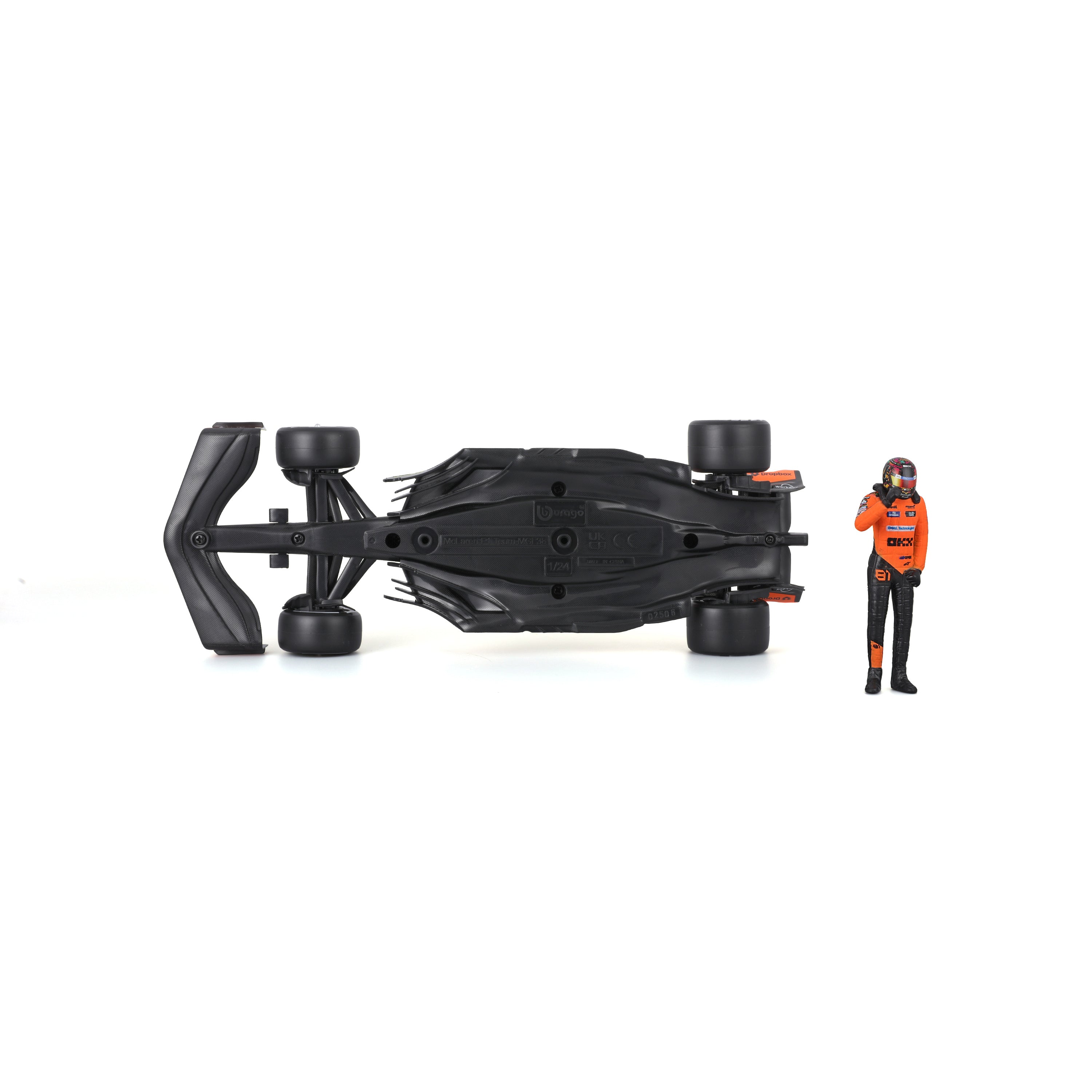 Macheta Bburago 1:24 Formula-Cu Figura-Mclaren Mcl38 #81 Oscar Piastri Bb28040/81